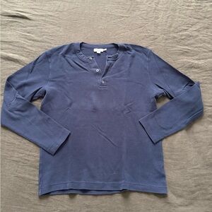Navy Henley Shirt